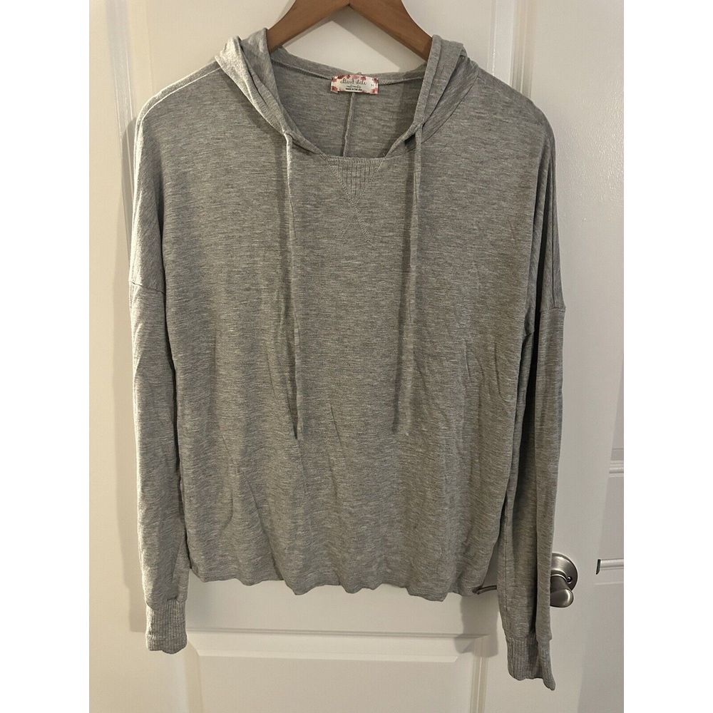 Altar'd State Intimates Gray Cropped Hoodie Size Medium